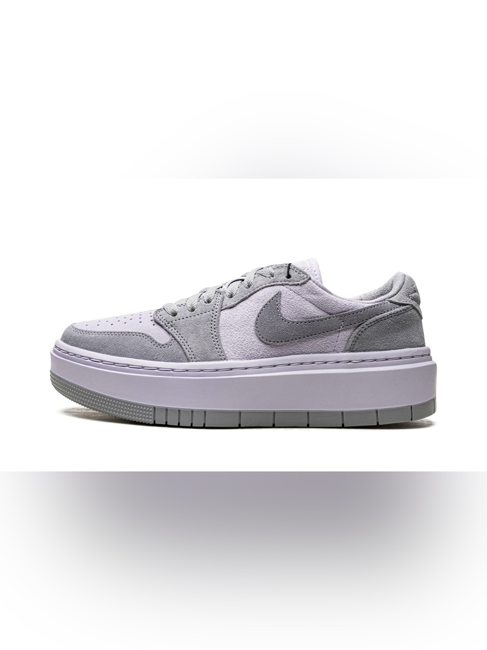 Nike Women's Air Jordan 1 Elevate Low Shoes, Stealth/Titanium, 8.5